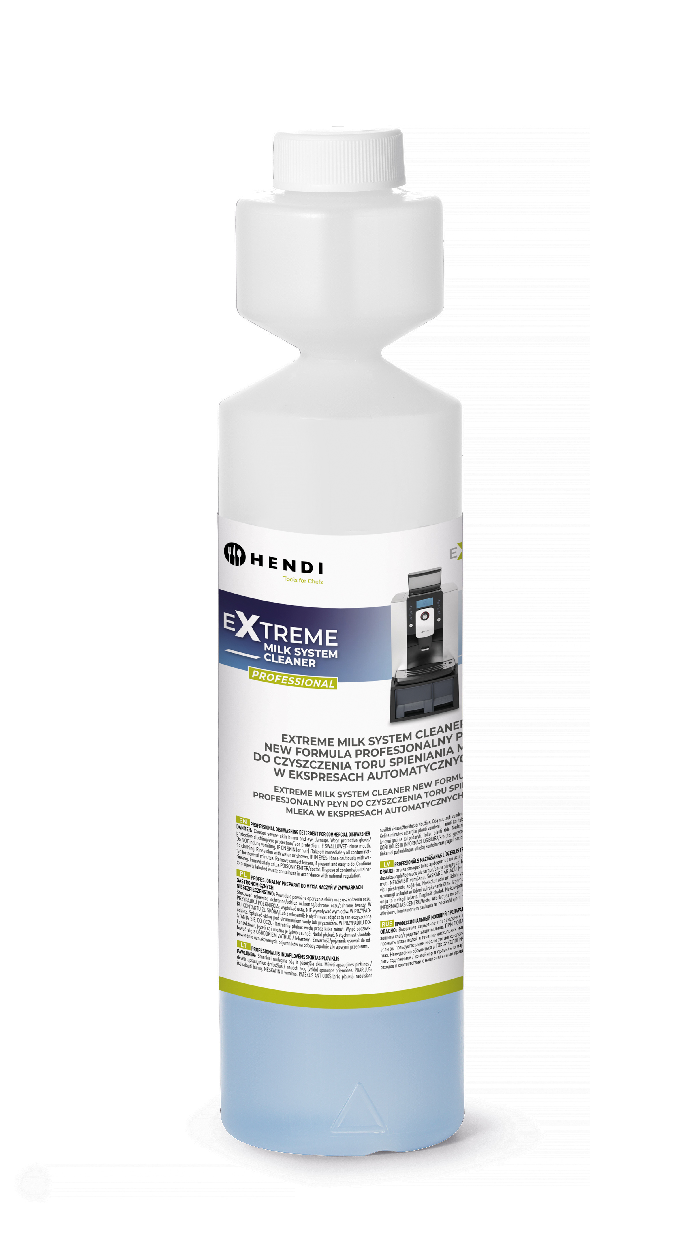 Profesjonalny Płyn Do Czyszczenia Toru Spieniania Mleka Hendi Extreme Milk System Cleaner New Formula 250 Ml