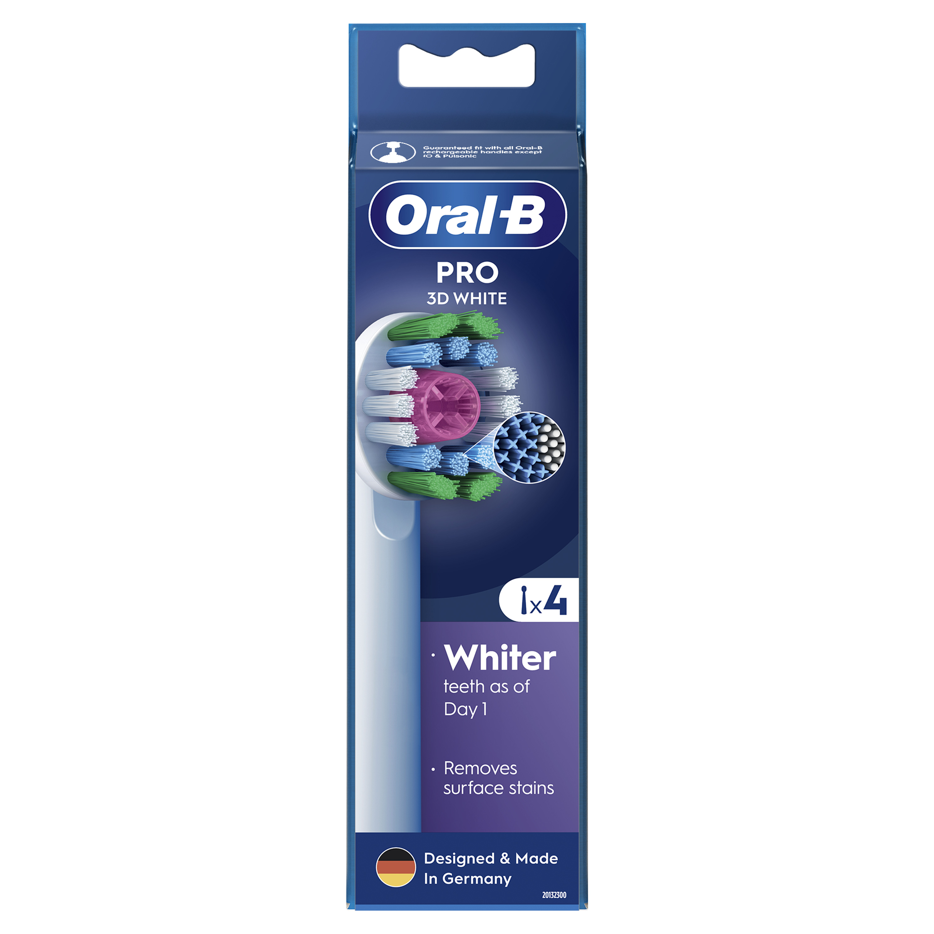 Końcówki Do Szczoteczek Elektrycznych Oral-B Pro 3D White 4 Szt