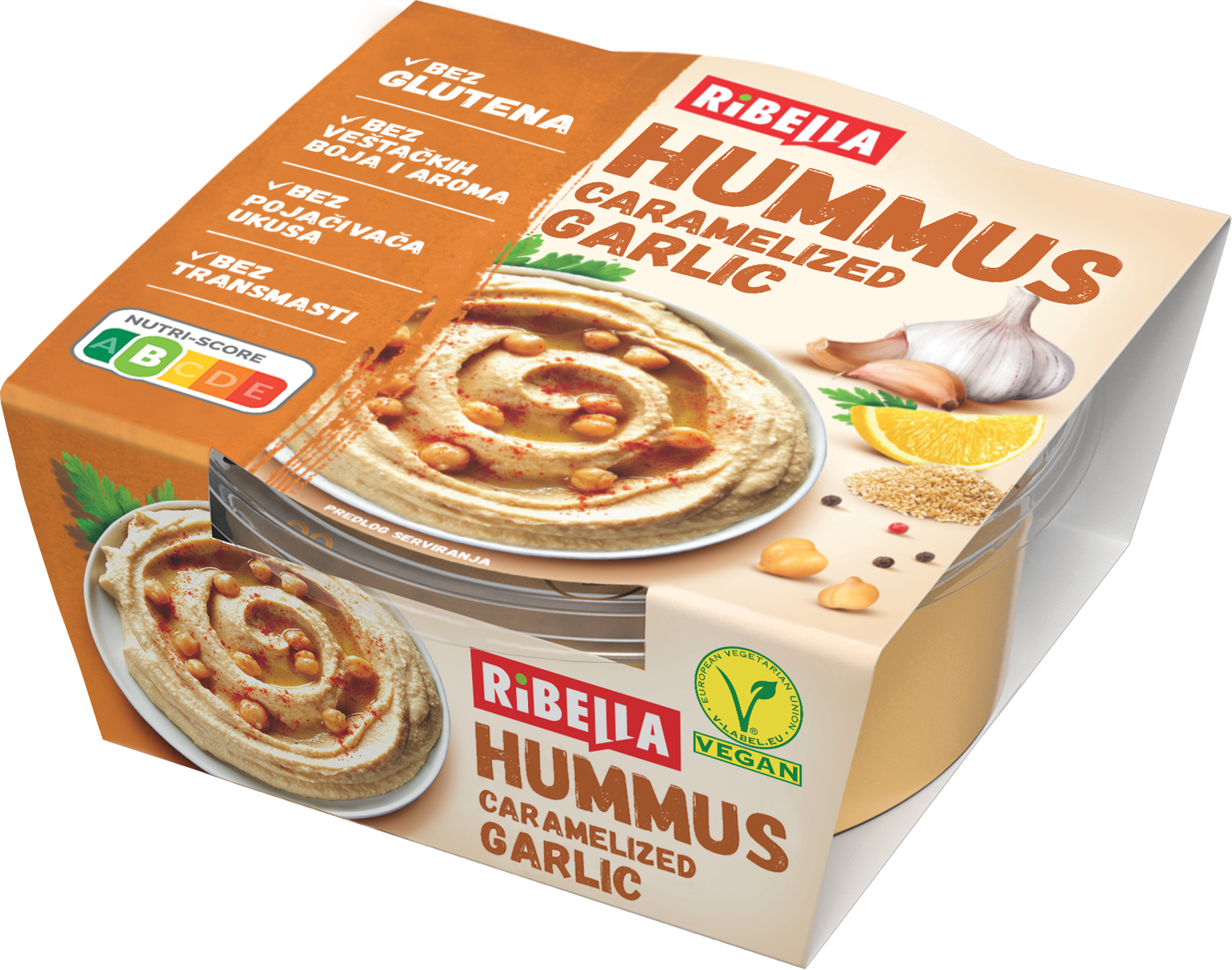 Ribella Hummus Pasta Z Ciecierzycy Z Karmelizowanym Czosnkiem 200G