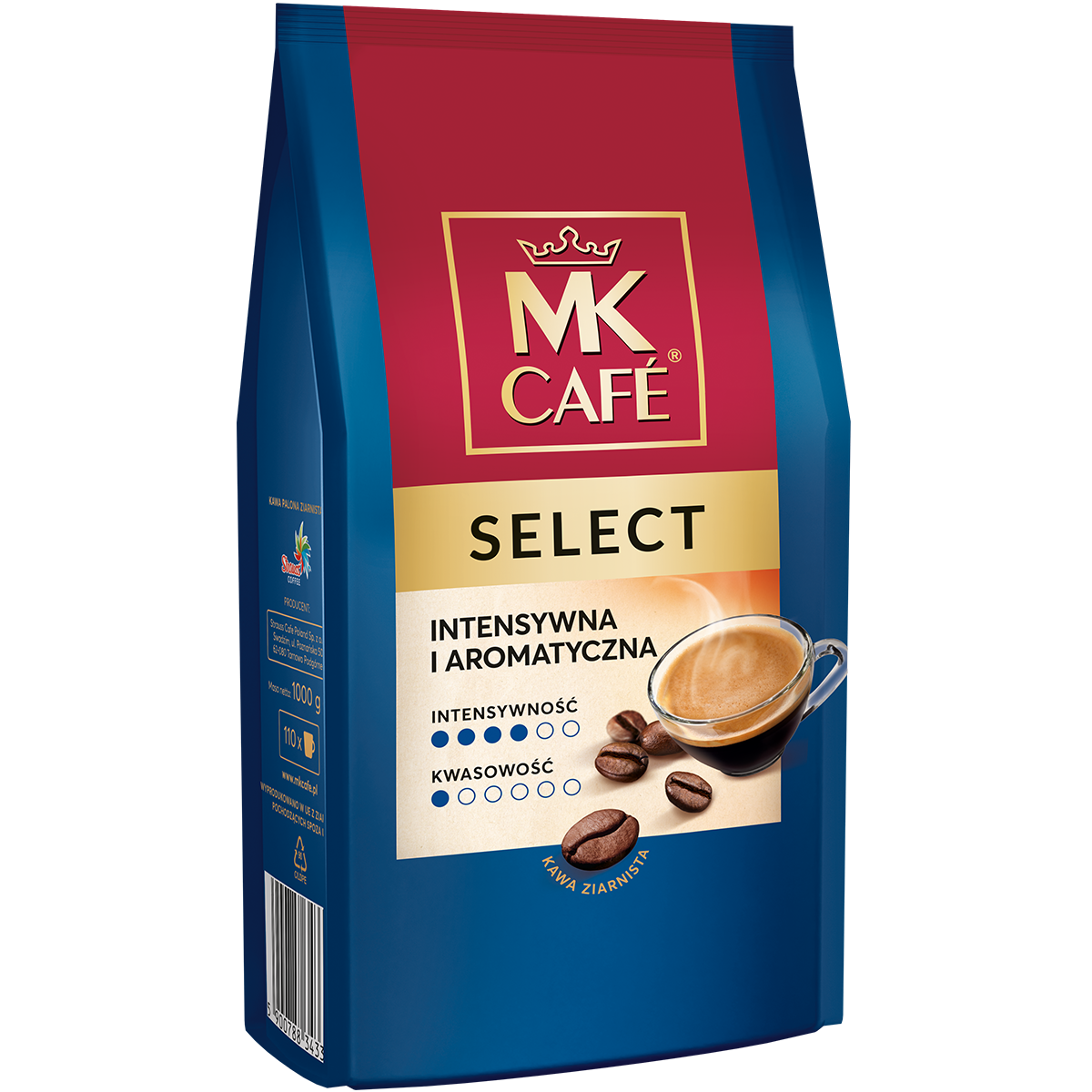 Mk Cafe Select 1 Kg Kawa Palona Ziarnista