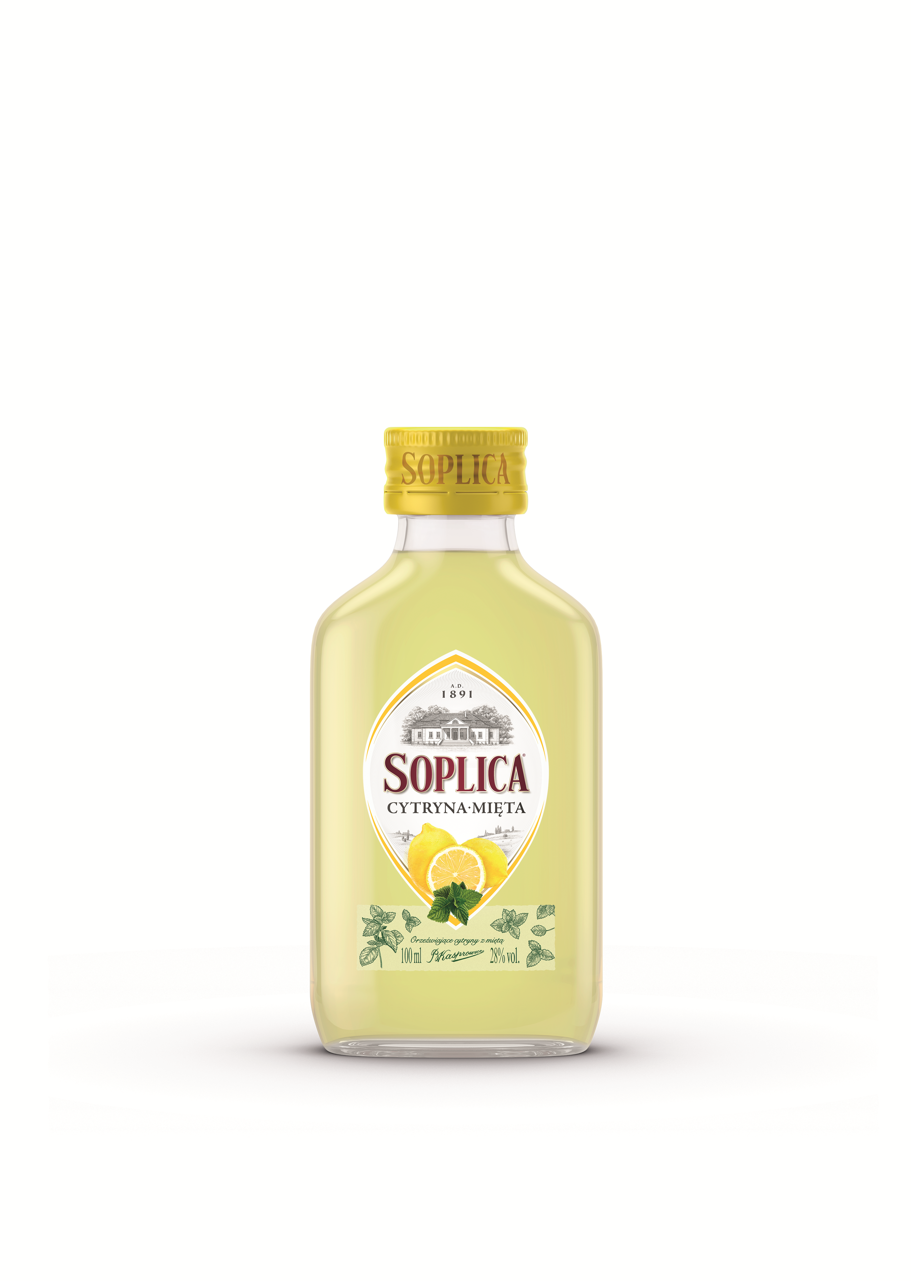 Soplica Cytryna Mięta 28% 100Ml
