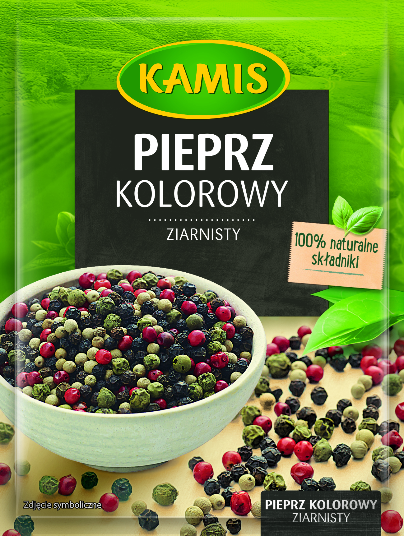Kamis Pieprz Kolorowy Ziarnisty 12G