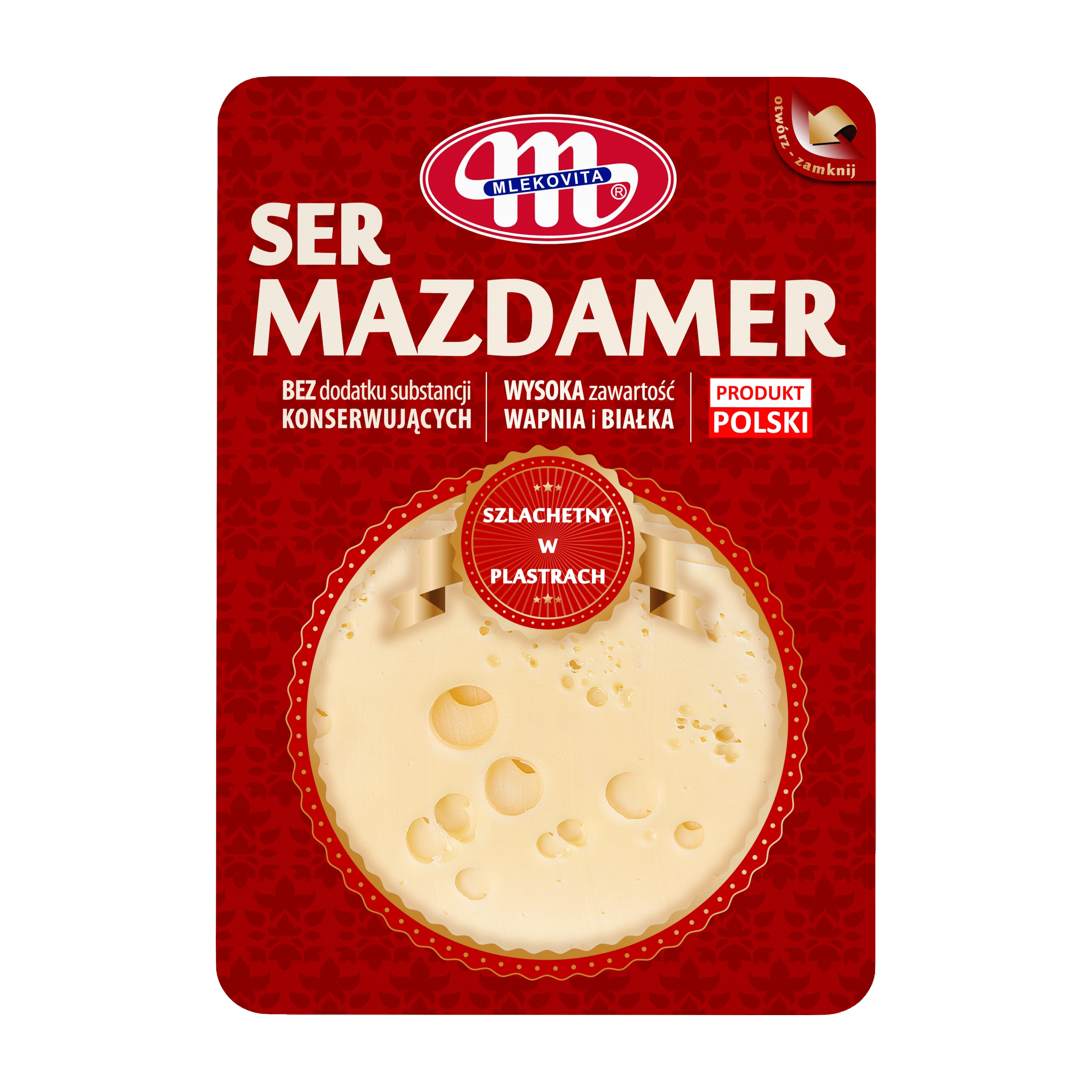 Mlekovita Ser Mazdamer Plastry 150G