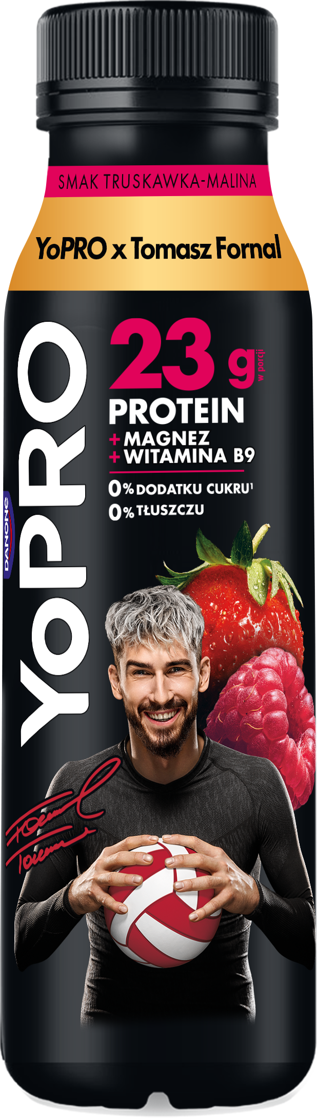 Yopro Jogurt Pitny O Smaku Truskawka-Malina 270 G
