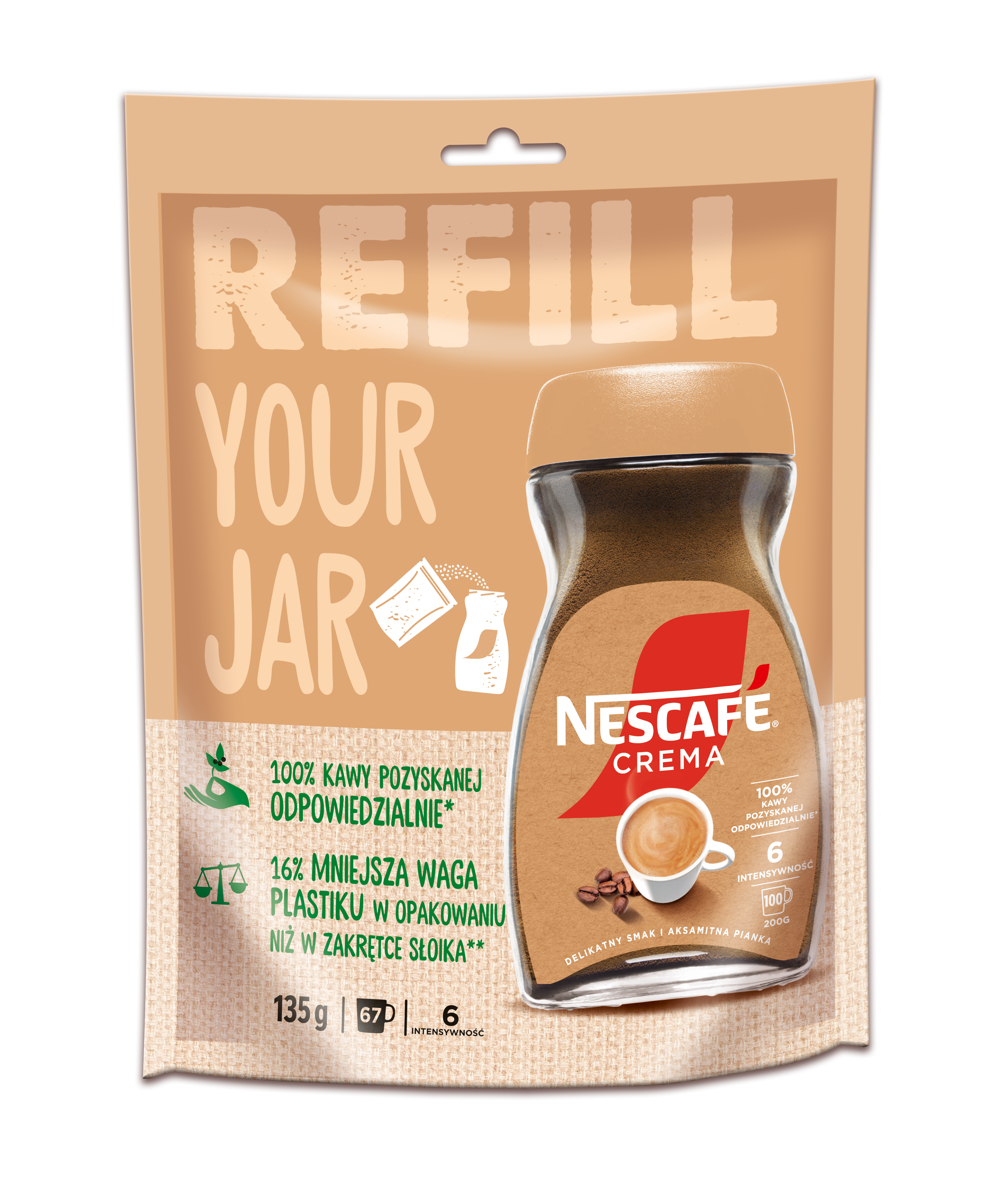 Nescafe Classic Crema Refill 135 G