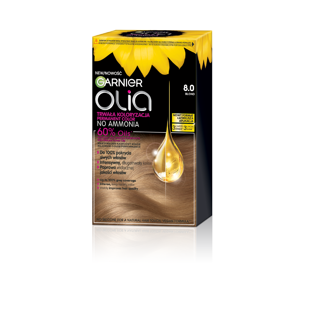 Garnier Olia 8.0, Blond, Permanentna Koloryzacja