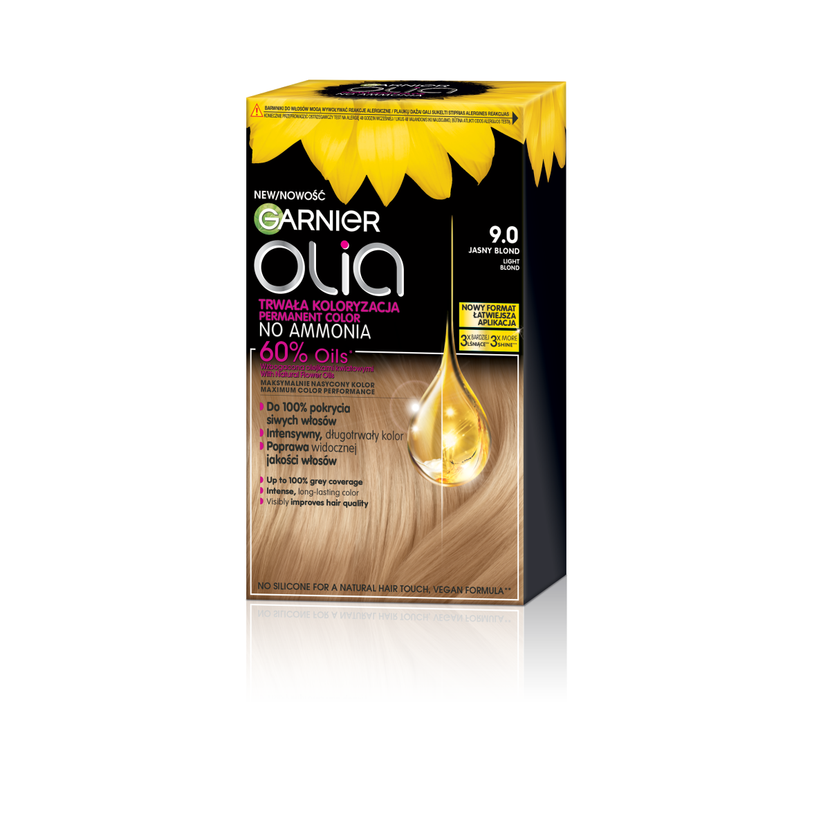 Garnier Olia 9.0, Jasny Blond, Permanentna Koloryzacja