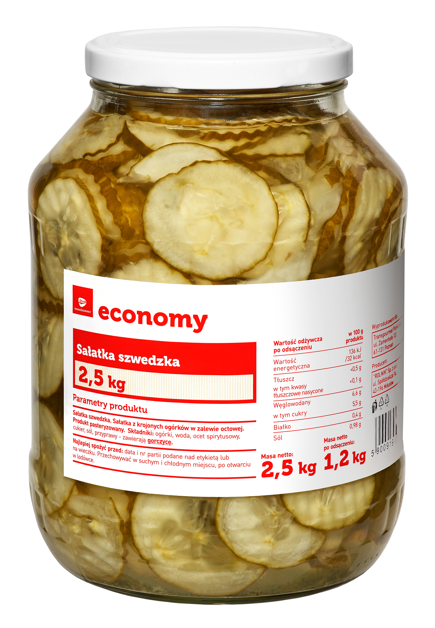 Tge Sałatka Szwedzka 2,5 Kg