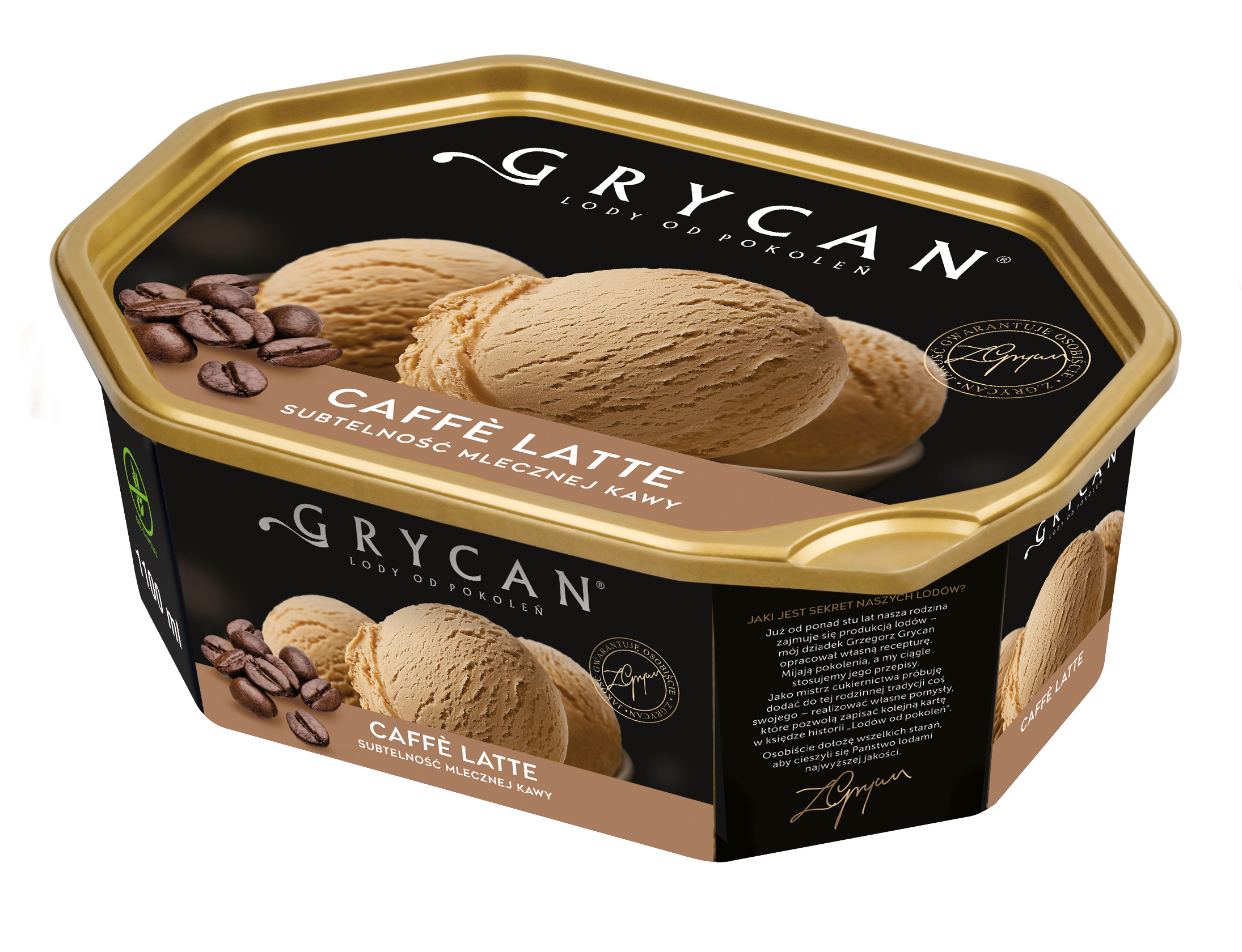 Grycan Lody Familijne Caffe Latte 1100Ml