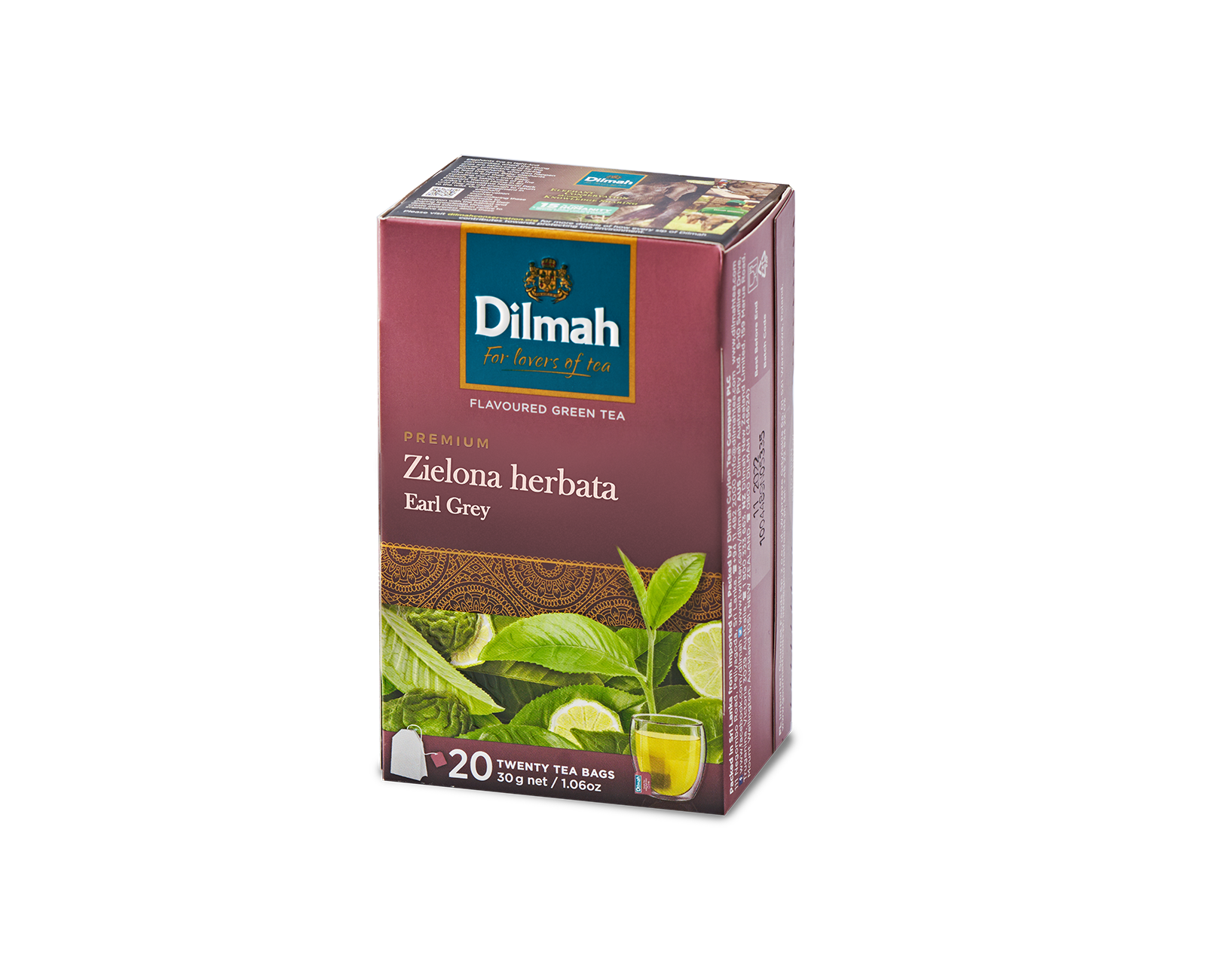 Dilmah Green Tea With Earl Grey [20X1,5G]