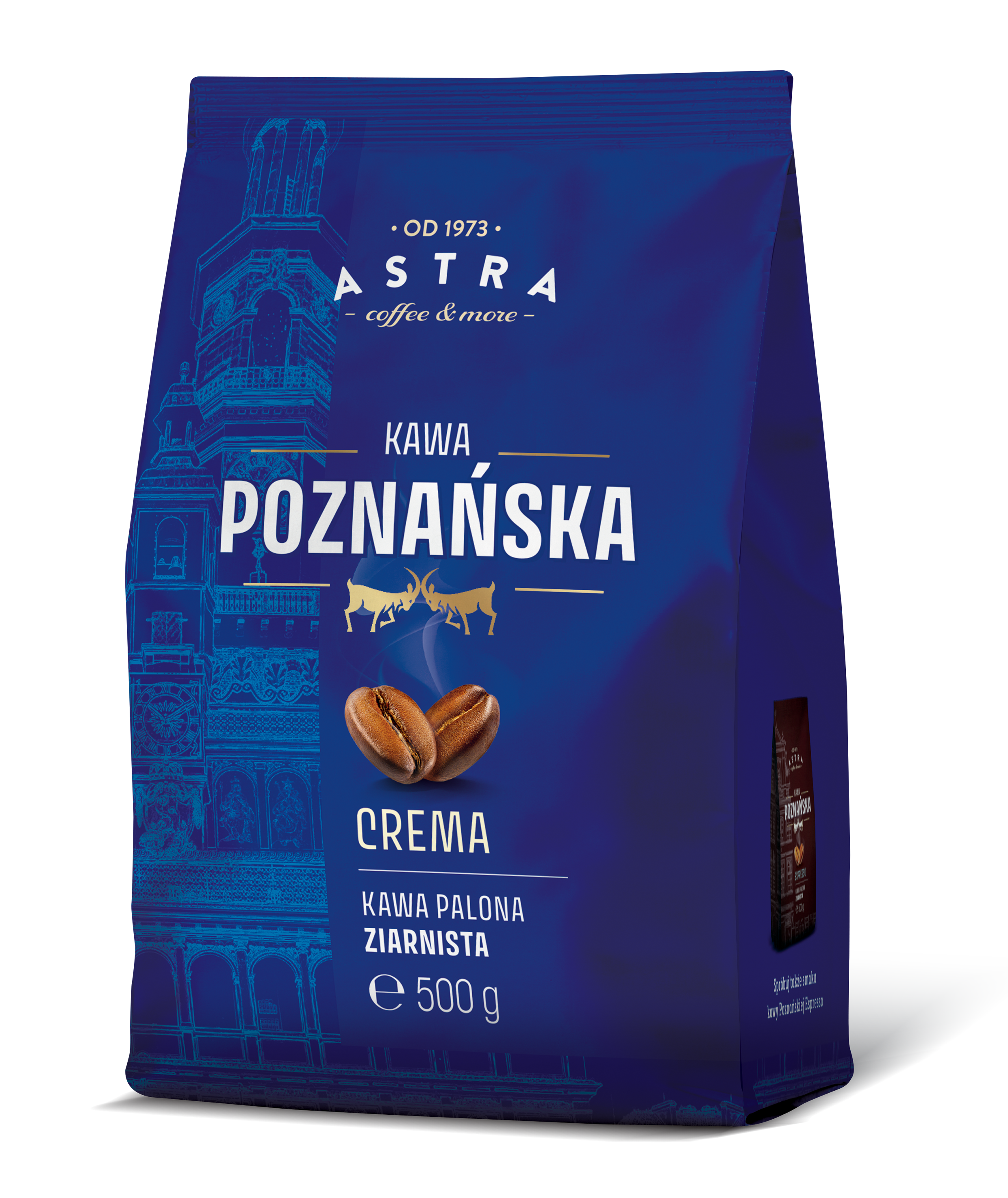 Astra Kawa Poznańska Crema Ziarnista 500G