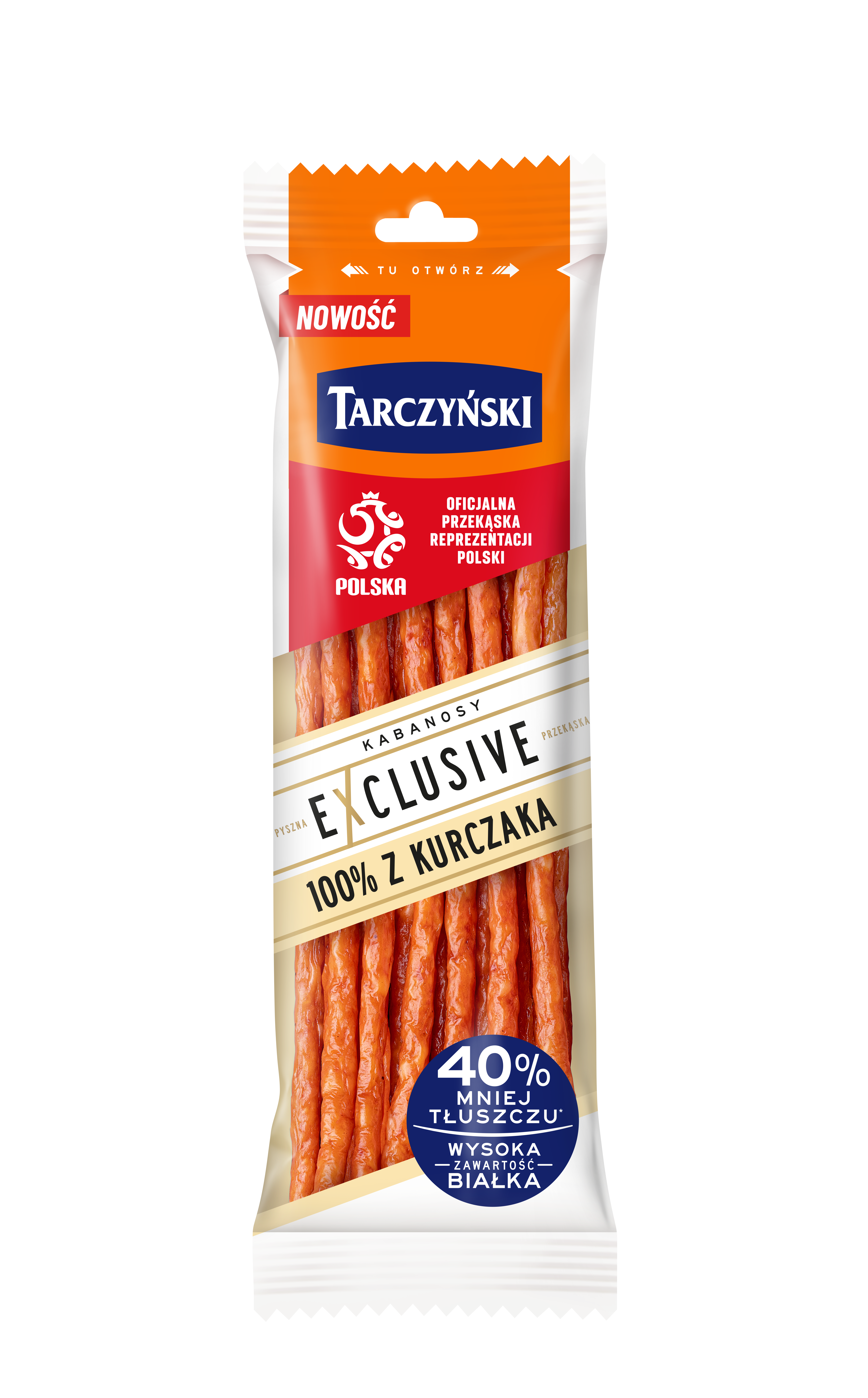 Kabanos Exclusive 100% Z Kurczaka 90G Tarczyński