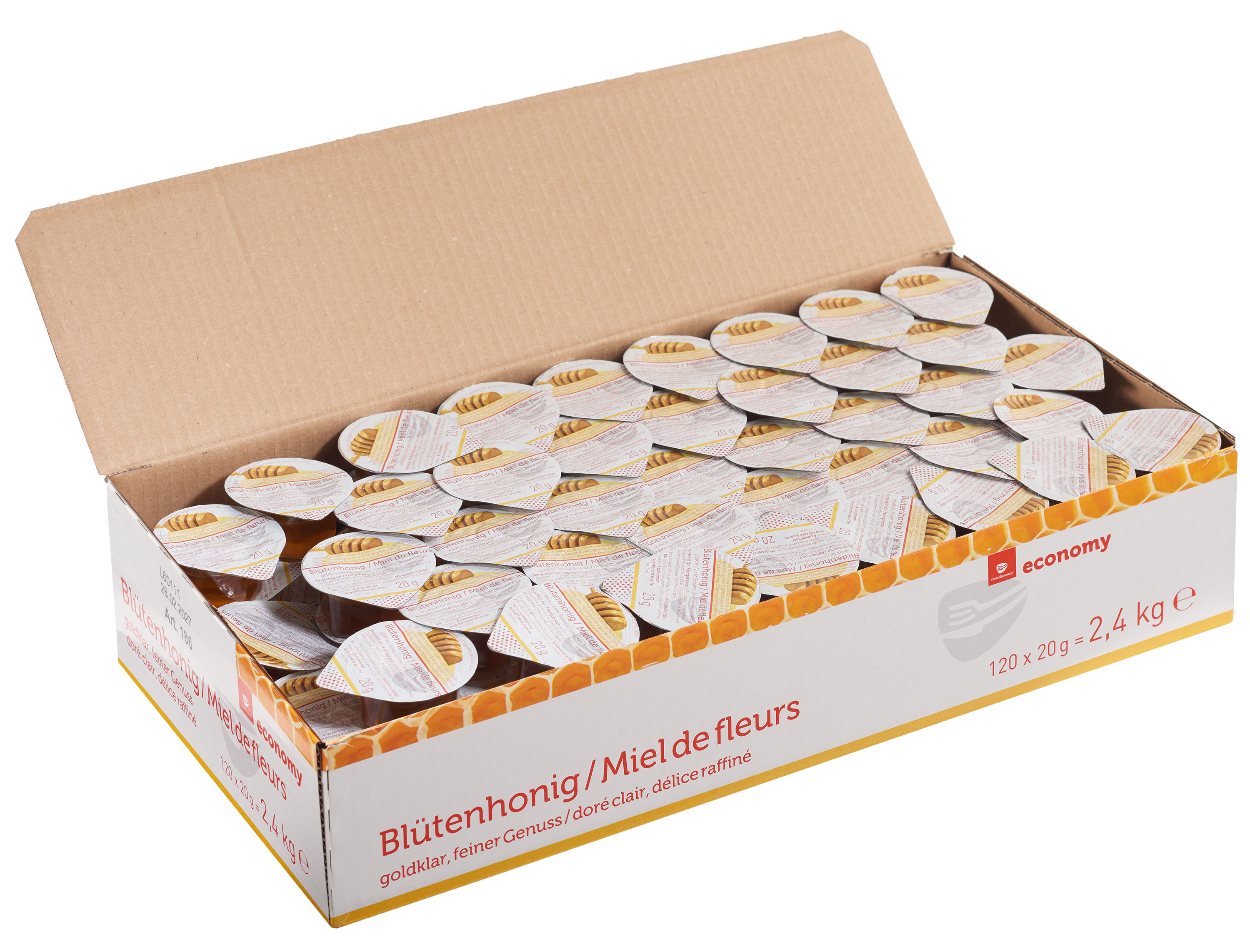 Tge Miód Nektarowy Wielokwiatowy 20 G X 120 Szt.
