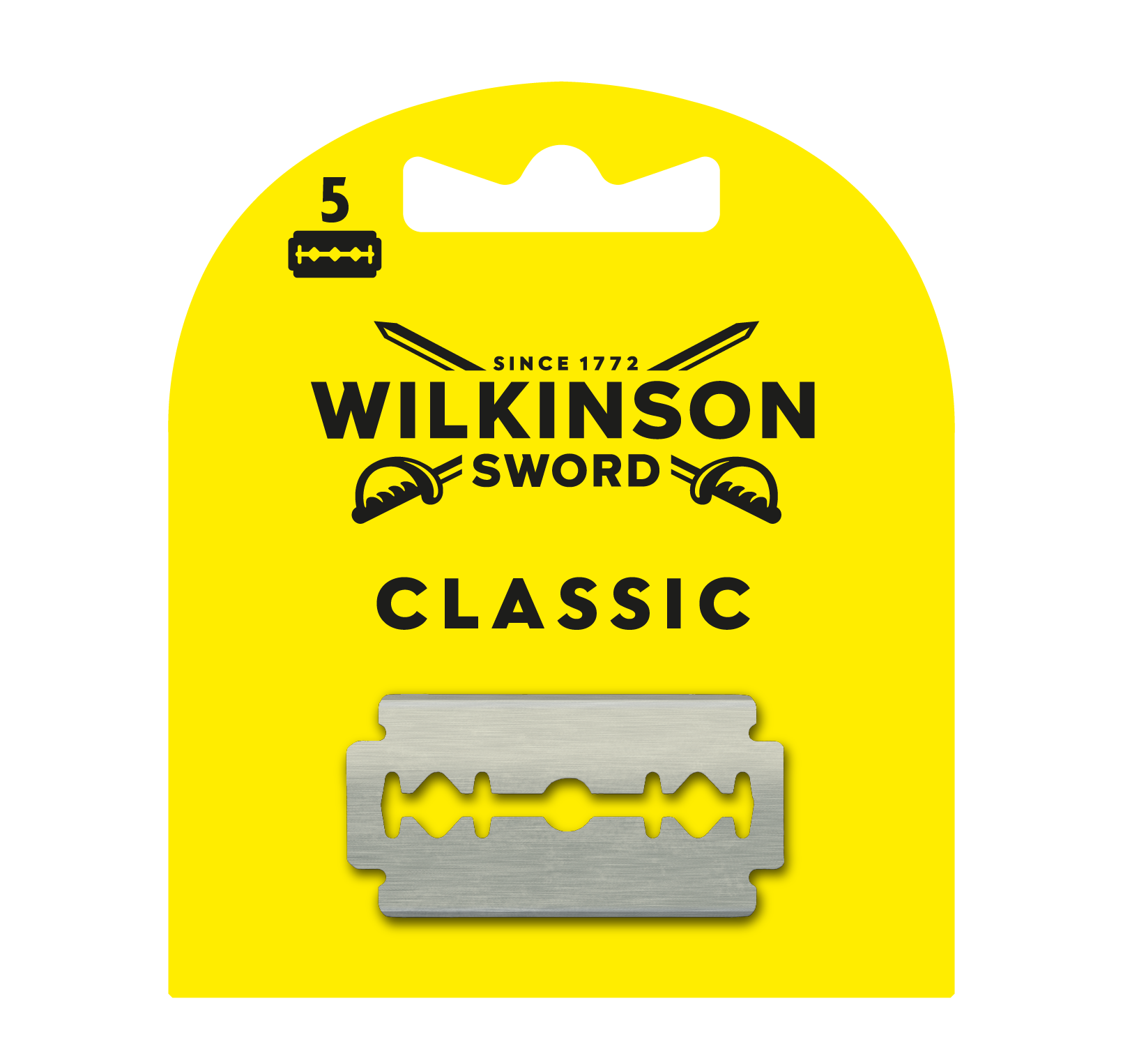 Wilkinson Sword Classic Żyletki Do Tradycyjnej Maszynki Na Żyletki 5 Sztuk