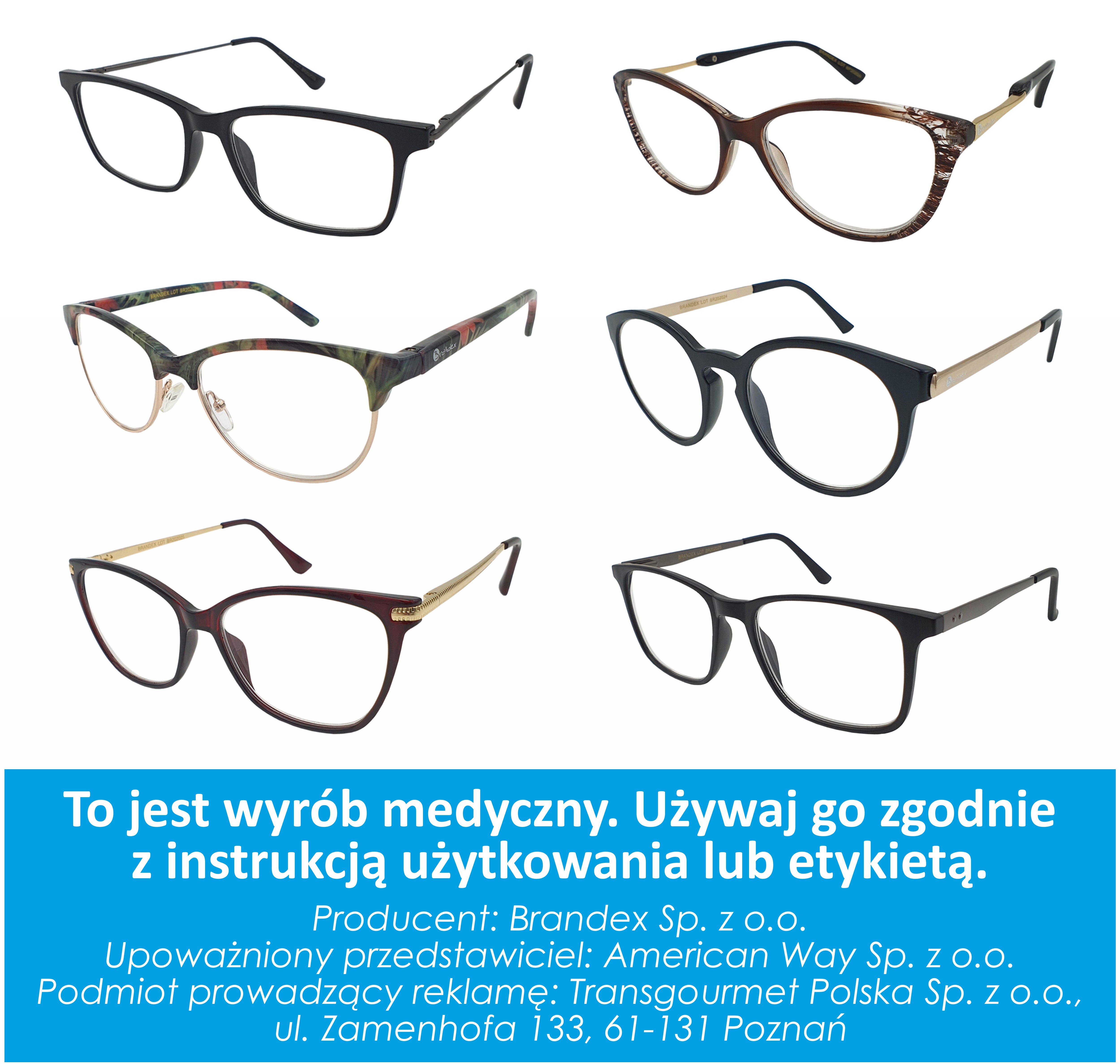 Okulary Do Czytania Gold Coll.