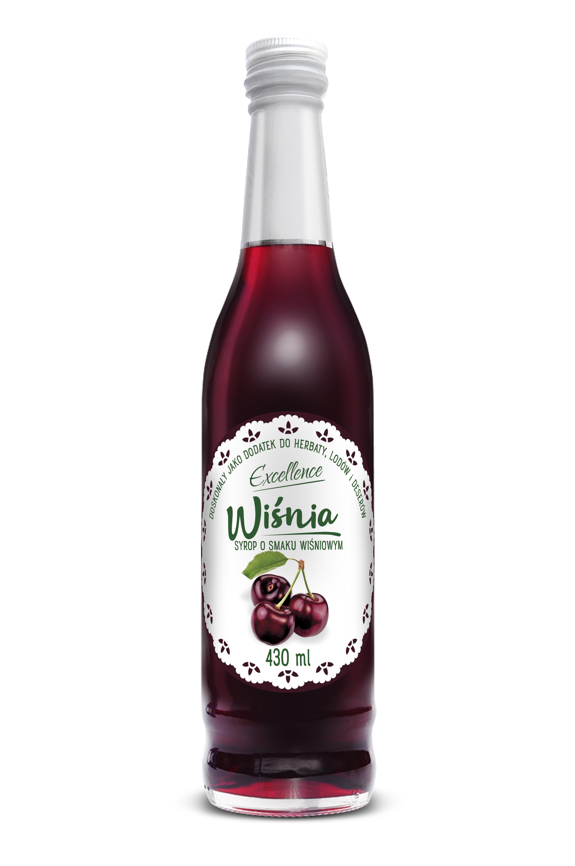Excellence Syrop O Smaku Wiśniowym Serwetka 430 Ml. Suplement Diety