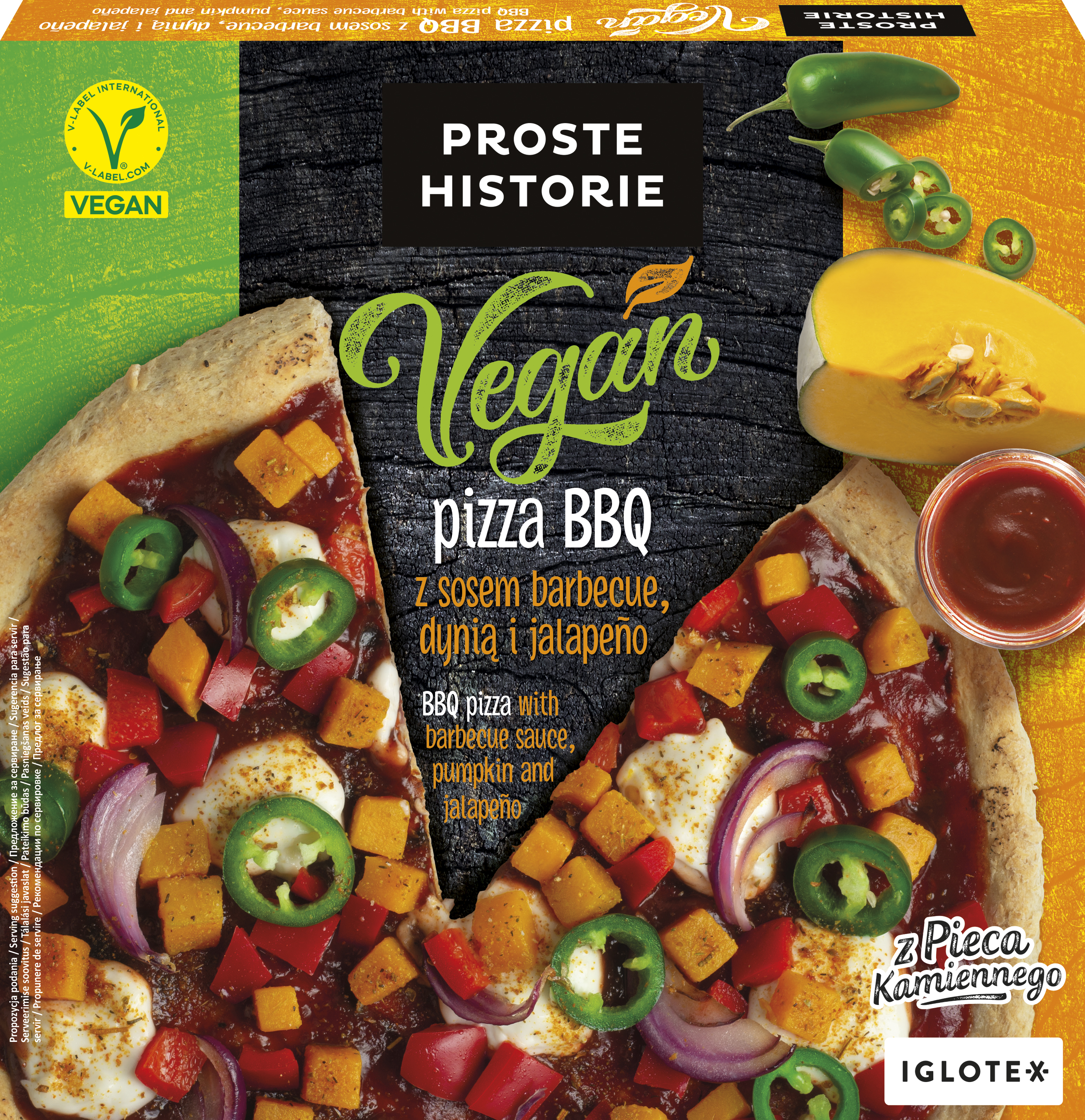 Proste Historie Pizza Vegańska Bbq 340G