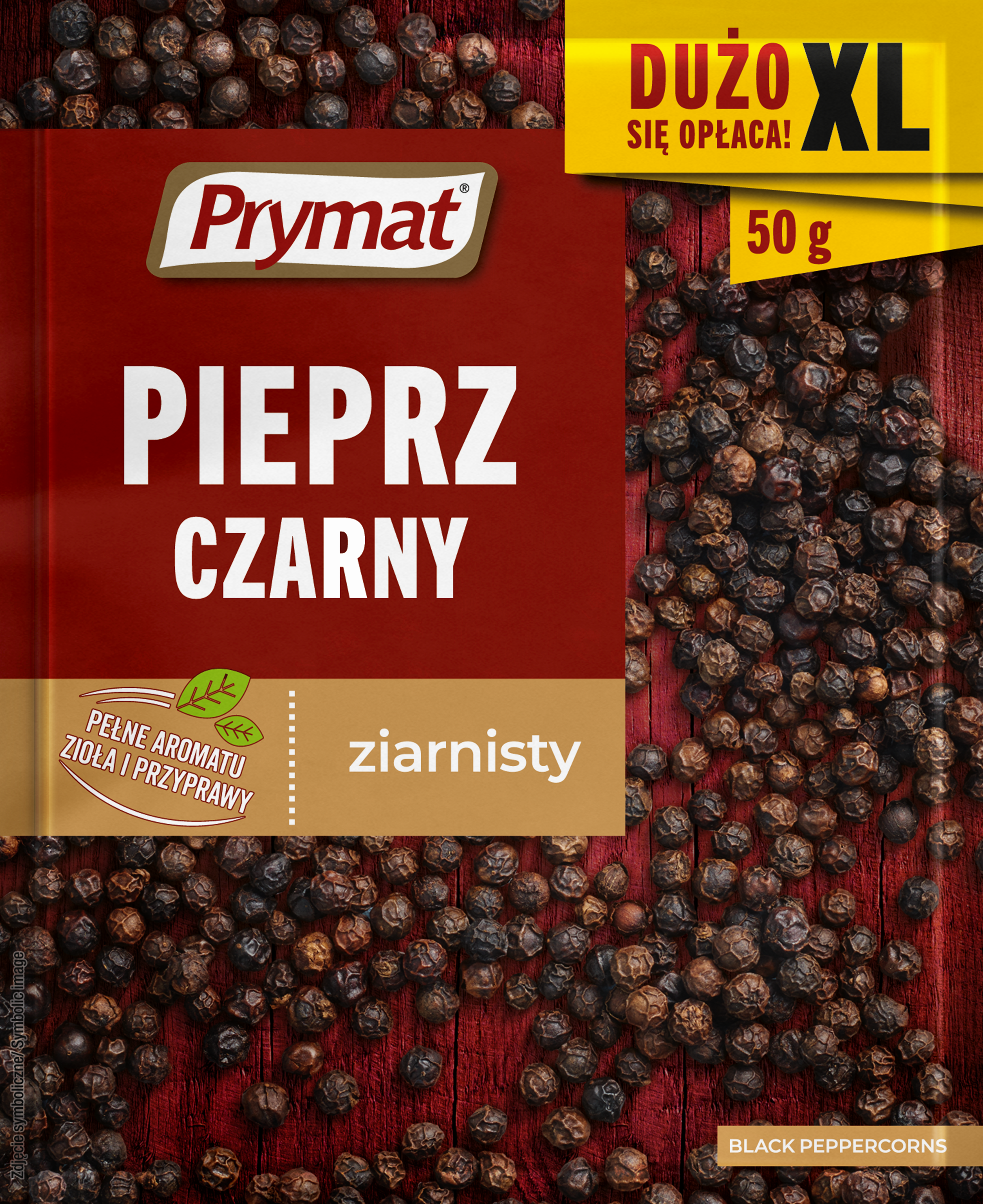 Pieprz Czarny Ziarnisty Xxl 50G Prymat