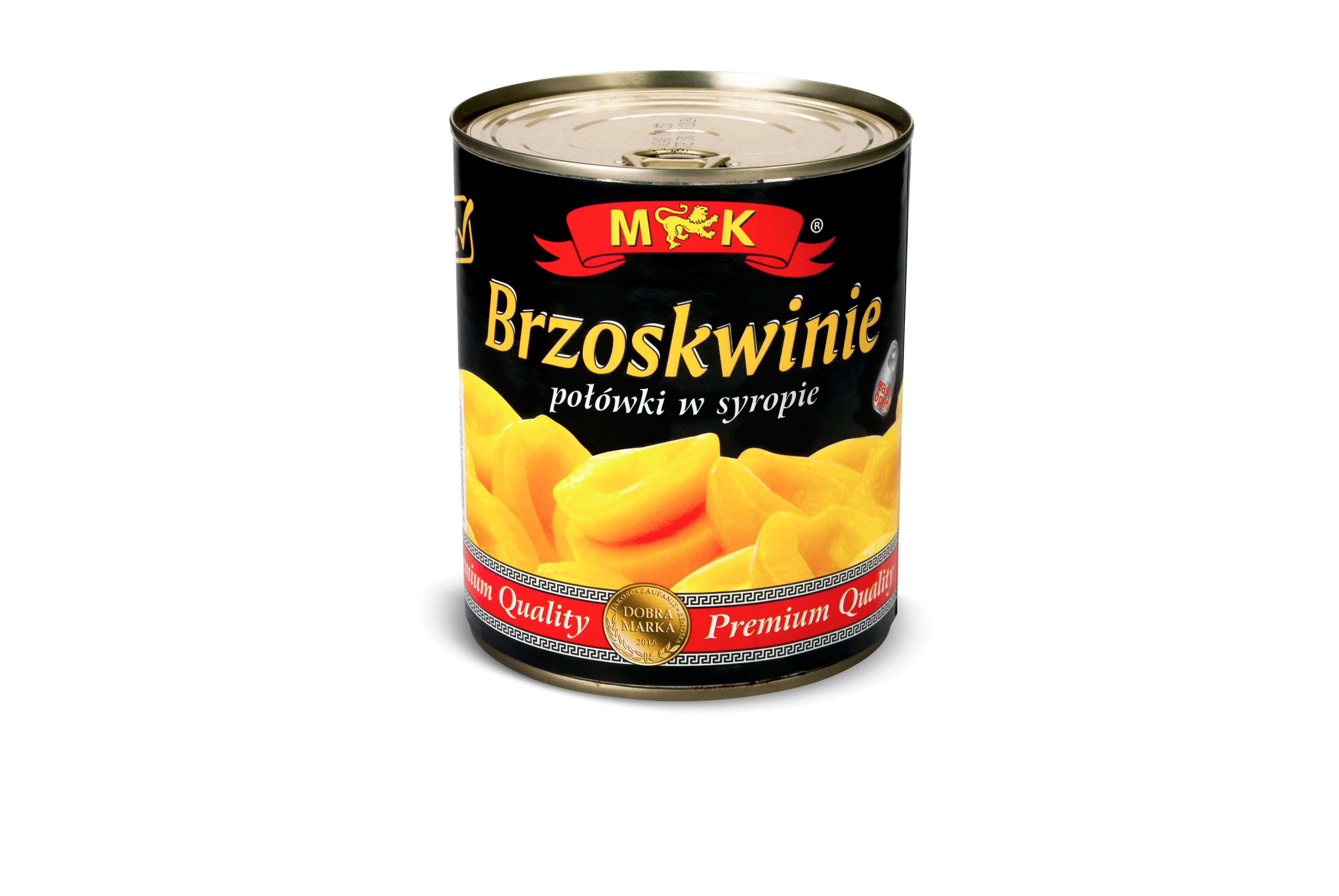 Mk Brzoskwinie Połówki W Lekkim Syropie 820G
