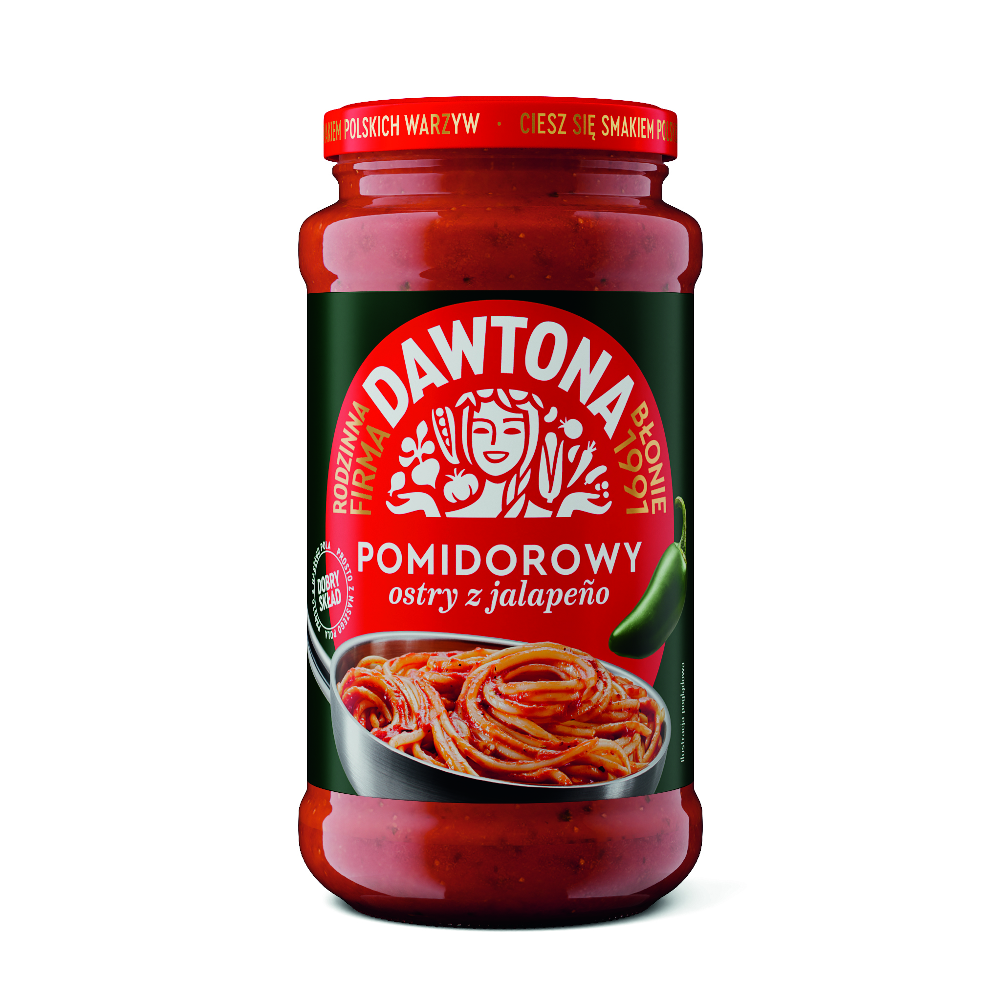 Sos Pomidorowy Pikantny Z Jalapeno 520G Dawtona