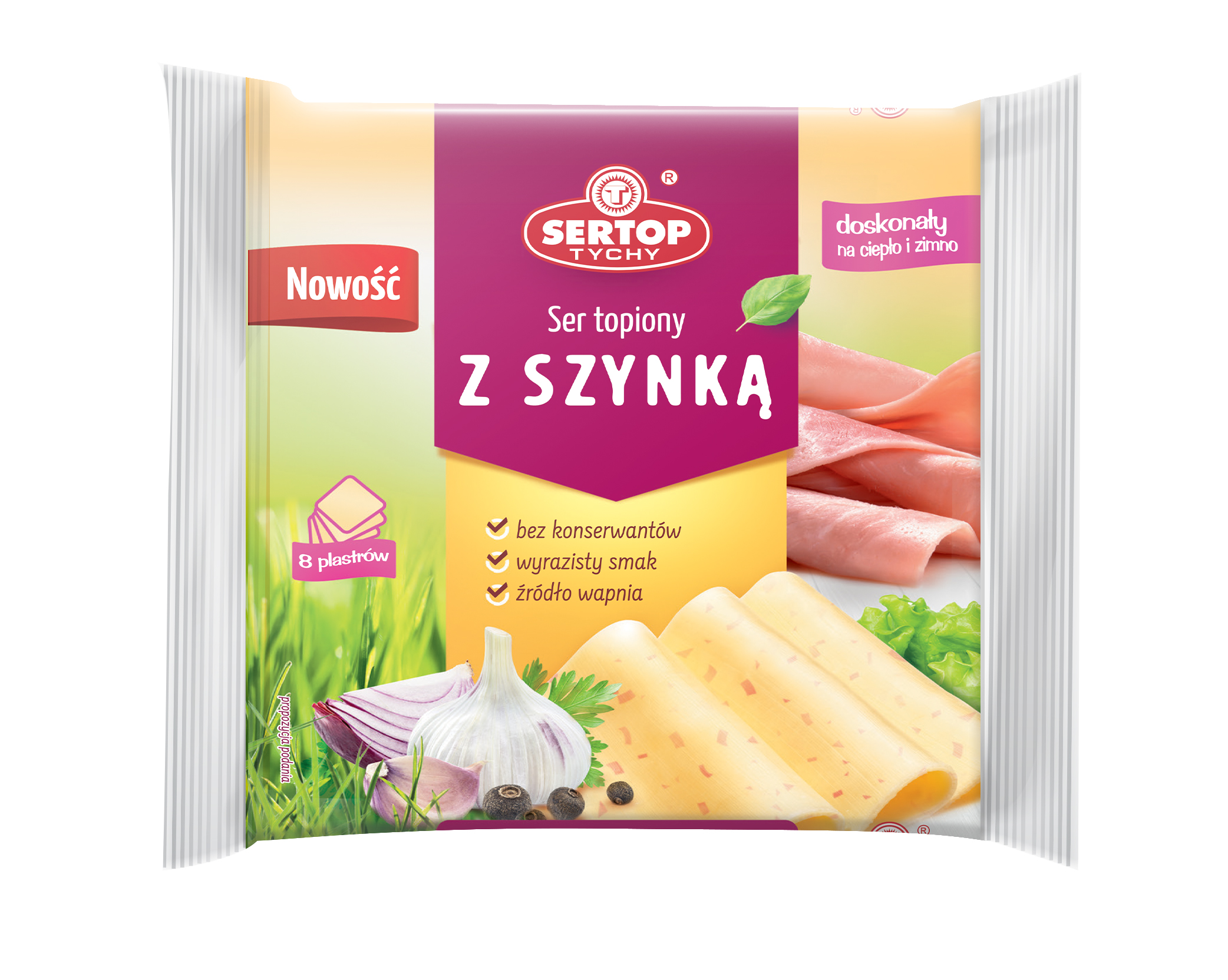 Ser Topiony Z Szynką Plastry 130 G Sertop
