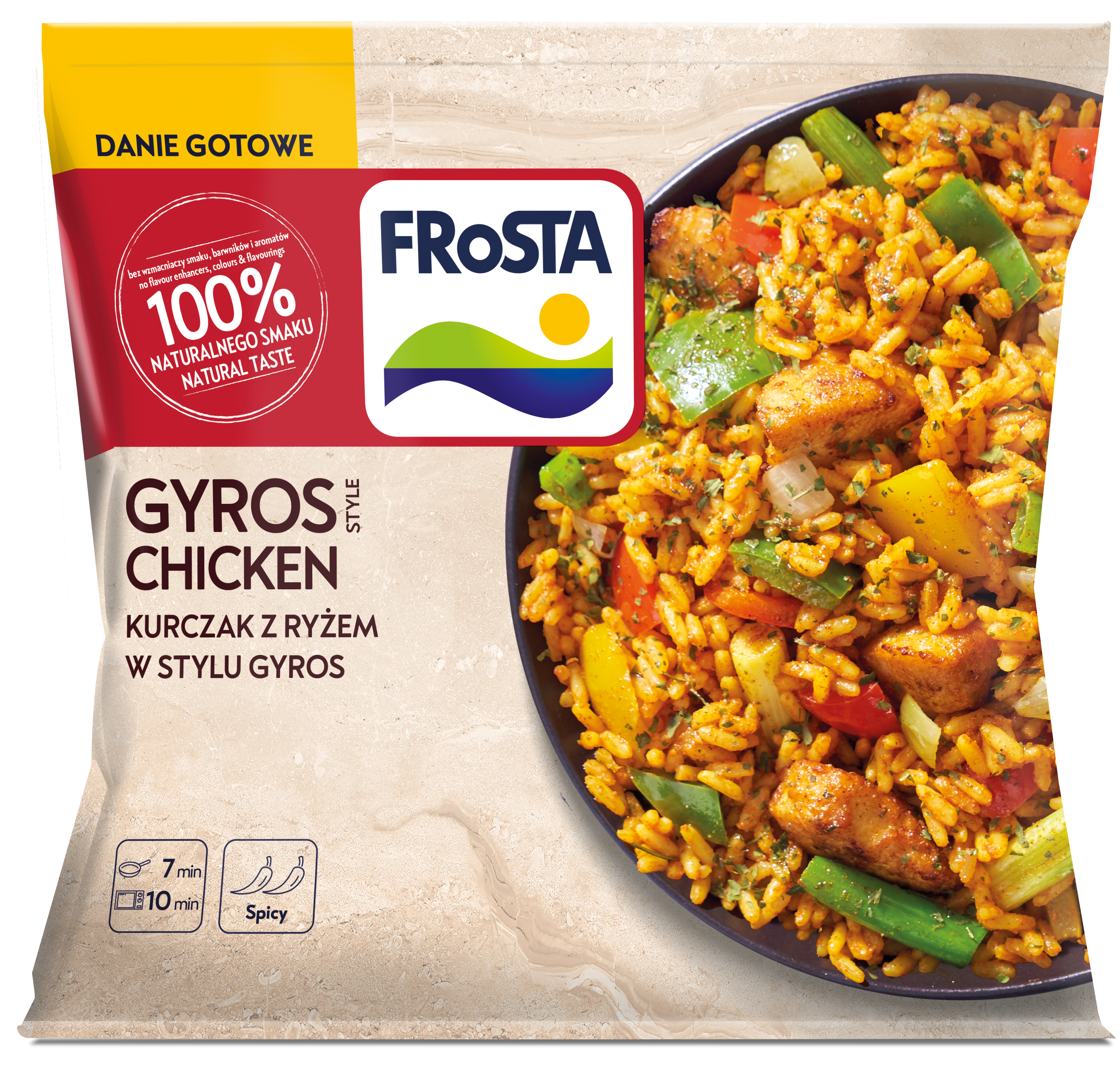 Frosta Gyros Style Chicken Danie Z Kurczakiem W Stylu Gyros 450G