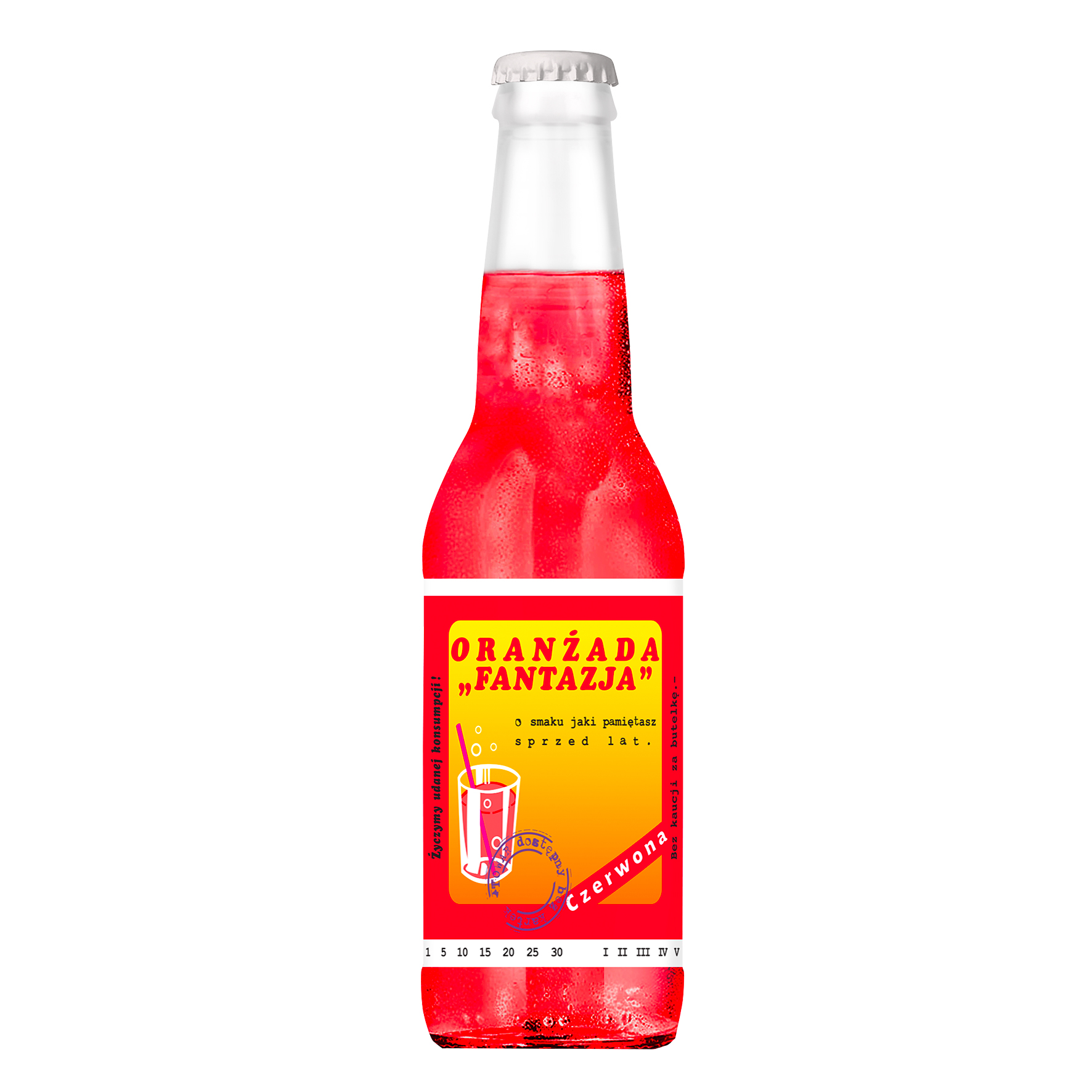 Oranżada "Fantazja" Czerwona 330 Ml
