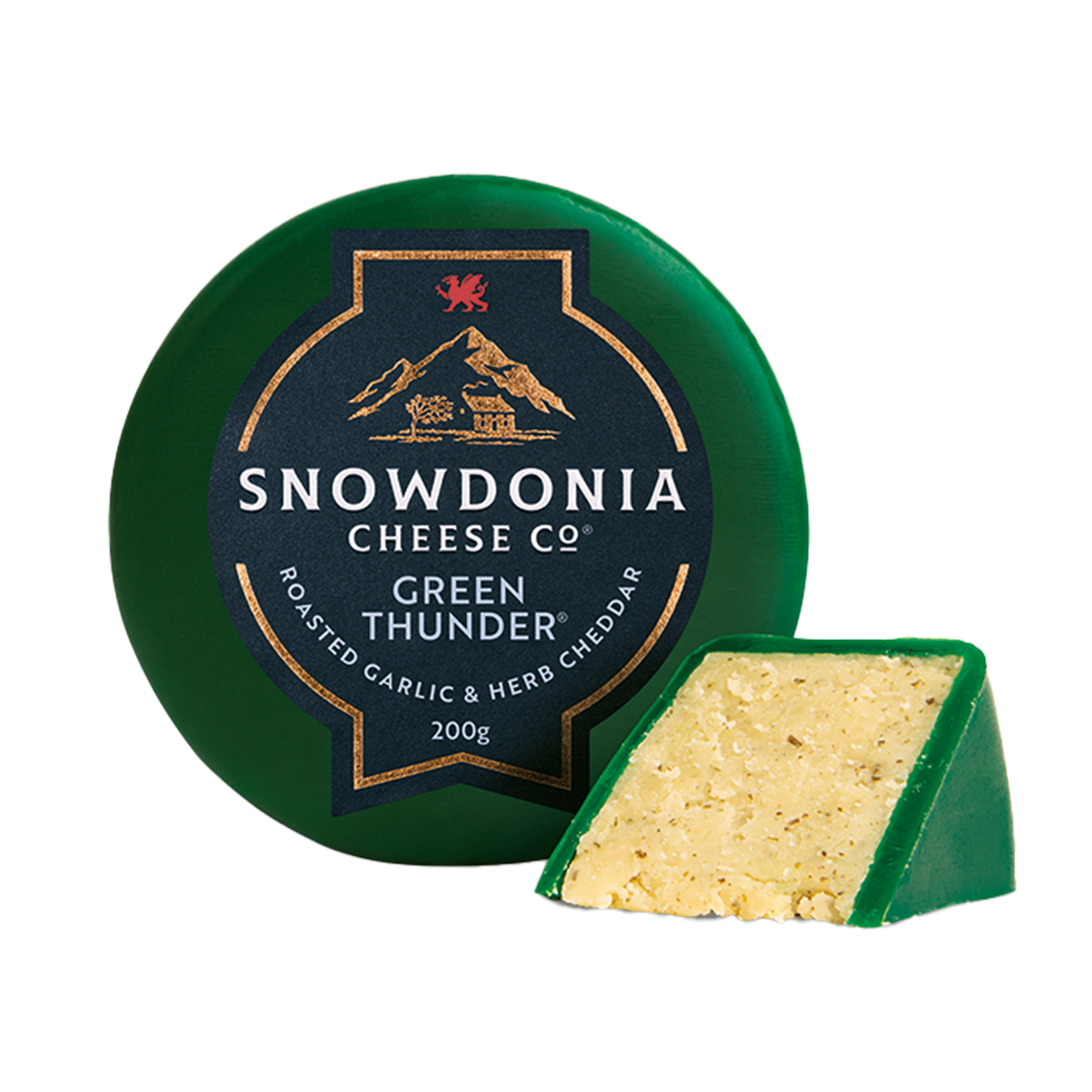 Ser Cheddar Snowdonia Green Thunder 200G