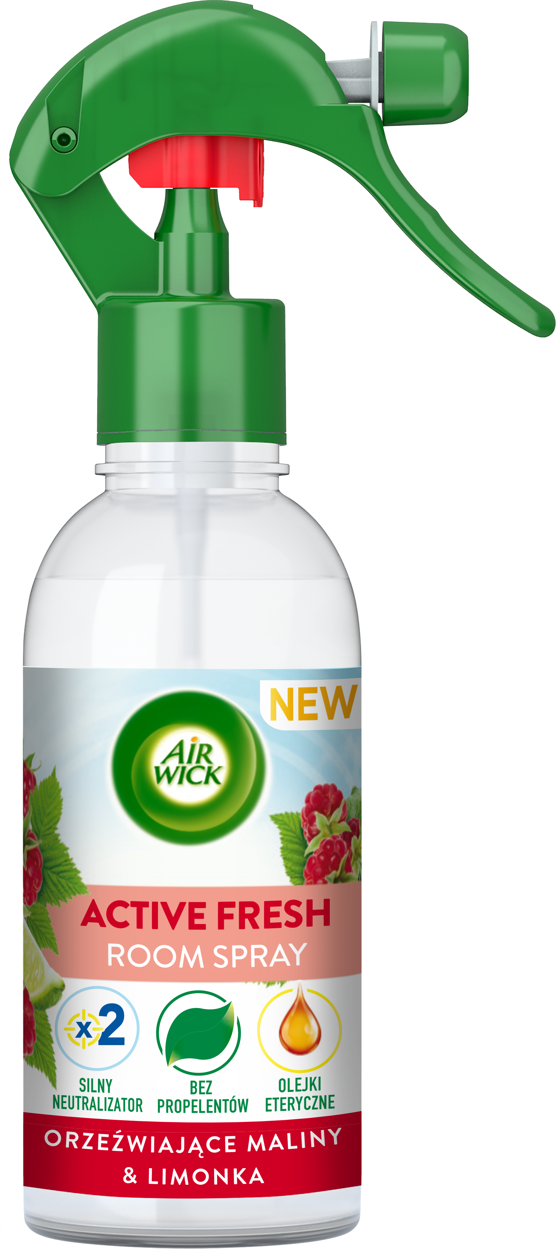 Air Wick Air Spray Orzeźwiające Maliny & Limonka/Cool Raspberries & Lime 237Ml