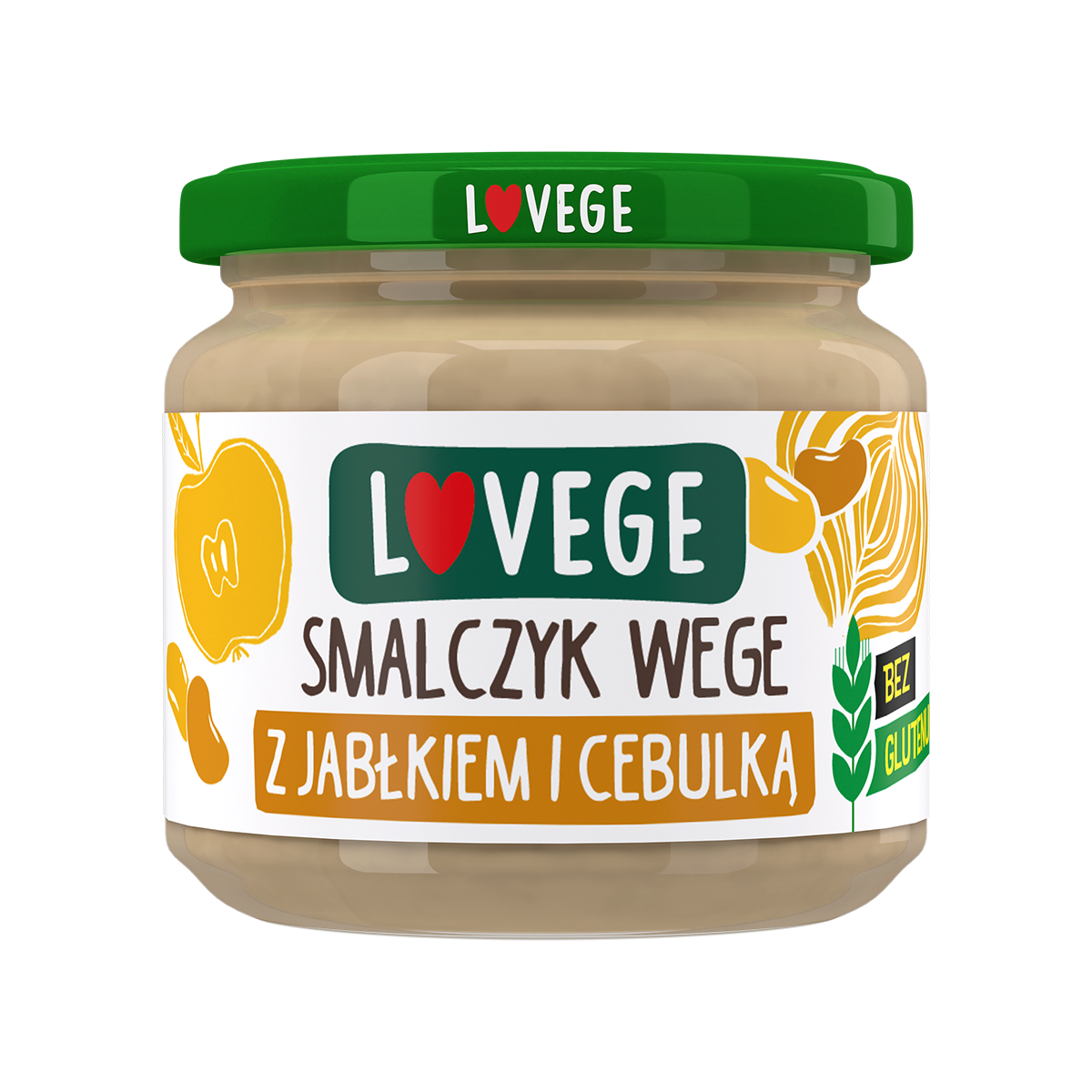 Lovege Smalec Wegański Z Jabłkiem I Cebulką 175G Sante