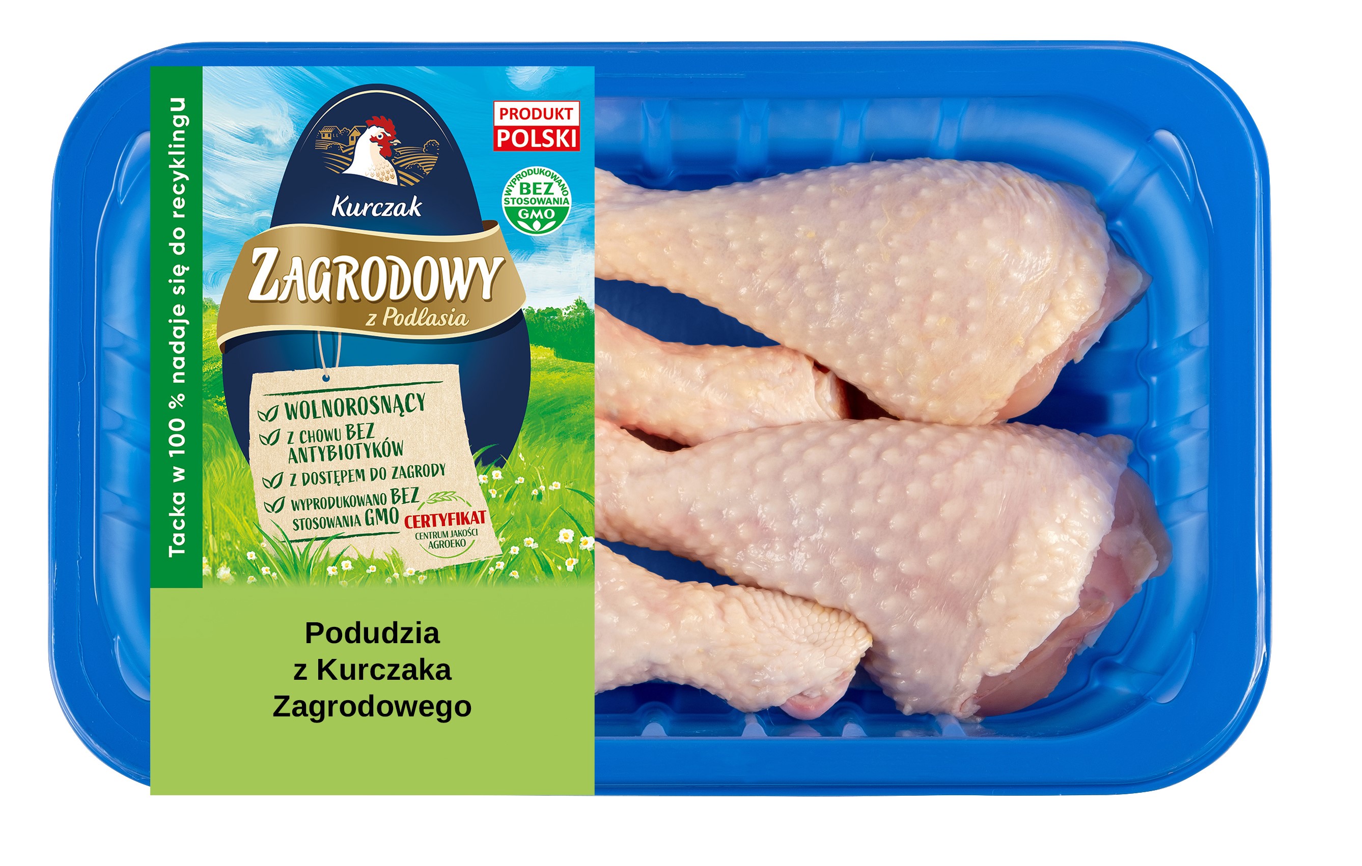 Podudzie Z Kurczaka Zagrodowego Tacka Ok. 0,5 Kg; Zagrodowy