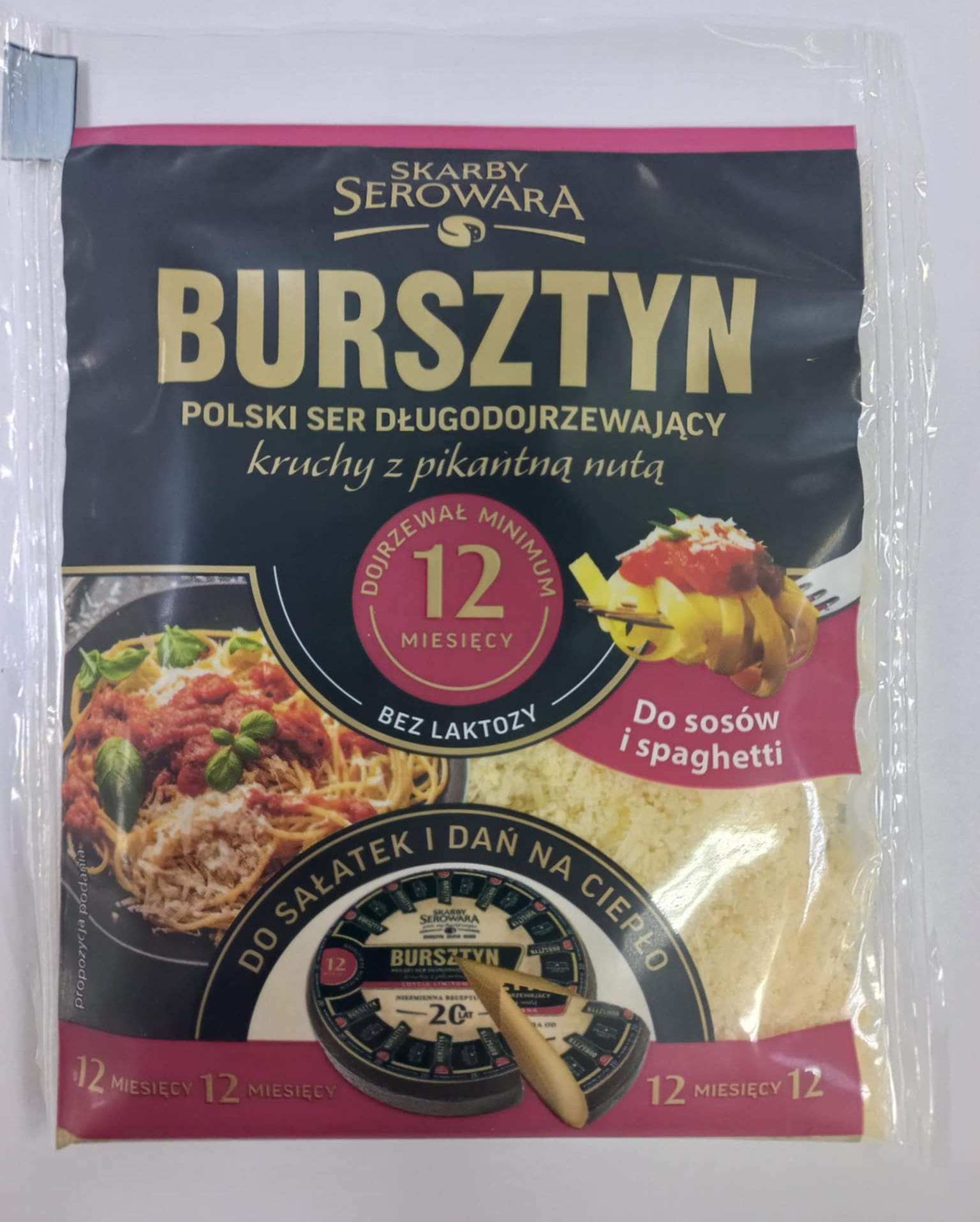 Ser Żółty Bursztyn Skarby Serowara Tarty 40G