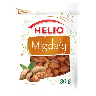 HELIO Słoneczne Owoce migdały kalifornijskie 80 g