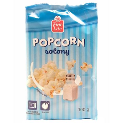 Fine Life Popcorn solony do mikrofalówki 100 g