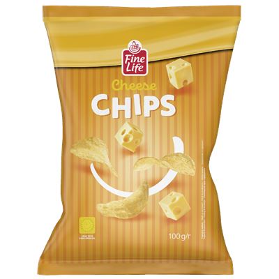 FineLife Chipsy o smaku sera 100g