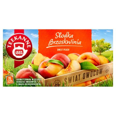 TEEKANNE Słodka Brzoskwinia Herbata owocowa 20 torebek 45g