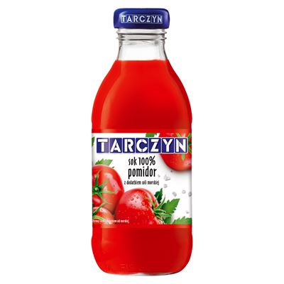 TARCZYN Sok 100% pomidor 15x300ml butelka szklana