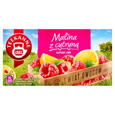 TEEKANNE Malina z cytryną Herbata owocowa 20 kopert 45g