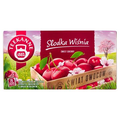 TEEKANNE Słodka Wiśnia Herbata owocowa 20 torebek 50 g
