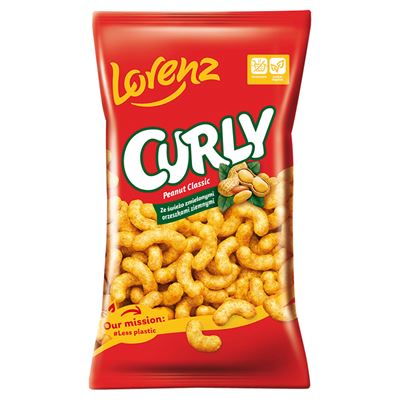 LORENZ Curly orzechowe Chrupki 120g