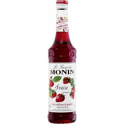 MONIN Syrop Truskawka 700ml butelka szklana