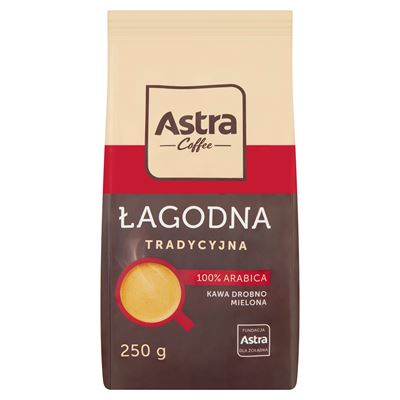 ASTRA Łagodna tradycyjna kawa mielona 250g