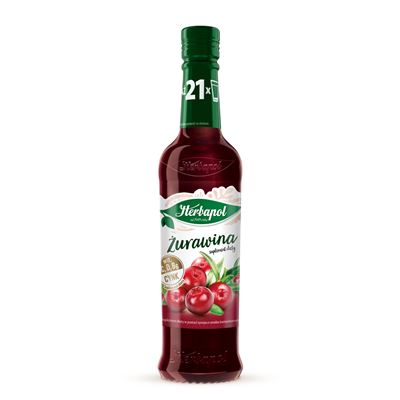 OWOCOWA SPIŻ. Syrop Żurawina 420ml butelka szklana