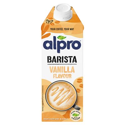 alpro Napój owsiano-sojowy Barista waniliowy 750 ml