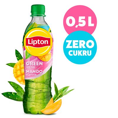 Lipton Green Mango zero 12 x 500 ml [kaucja]