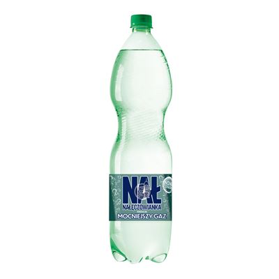 NAŁĘCZOWIANKA Woda mineralna mocniejszy gaz 6 x 1,5 l [kaucja]