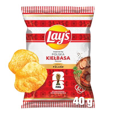 Lay's Chipsy ziemniaczane o smaku kiełbasy z grilla 40 g