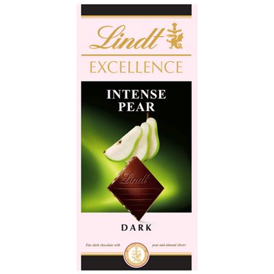 Lindt EXCELLENCE Czekolada pear intense dark 100 g