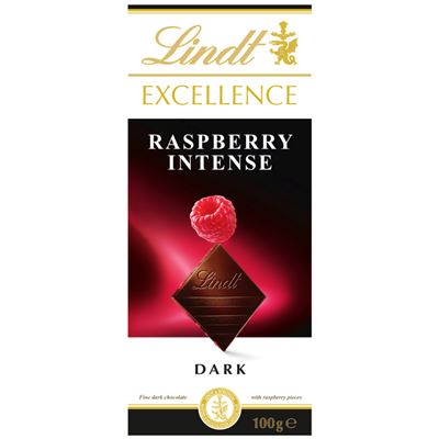 Lindt EXCELLENCE Czekolada raspberry intense dark 100 g
