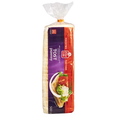 Fine Life Tost pszenny chleb 500 g